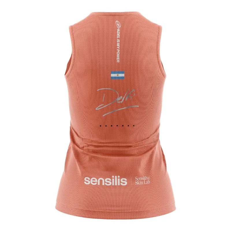 Camiseta Bullpadel Delfi Brea Premier Padel Porru Grapefruit