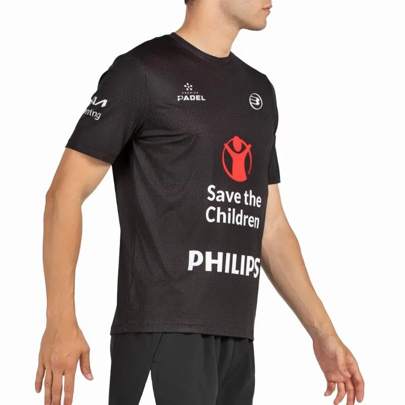 Bullpadel Di Nenno Mofero Premier Padel T-Shirt in Schwarz