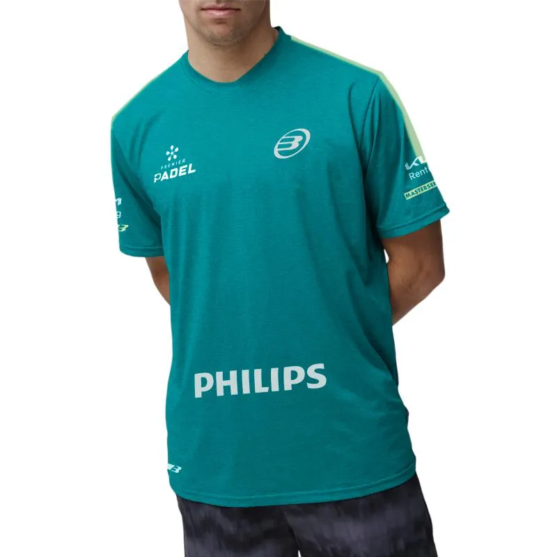 Camiseta Bullpadel Di Nenno Montse Verde Azulado Vigor