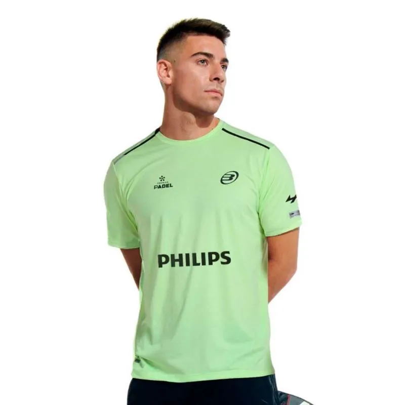 Bullpadel Di Nenno Premier Padel Acilo Gelb Schwefel Fluor T-Shirt