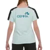 Bullpadel Gemma Triay 25V Wassergrün Zweifarbiges T-Shirt