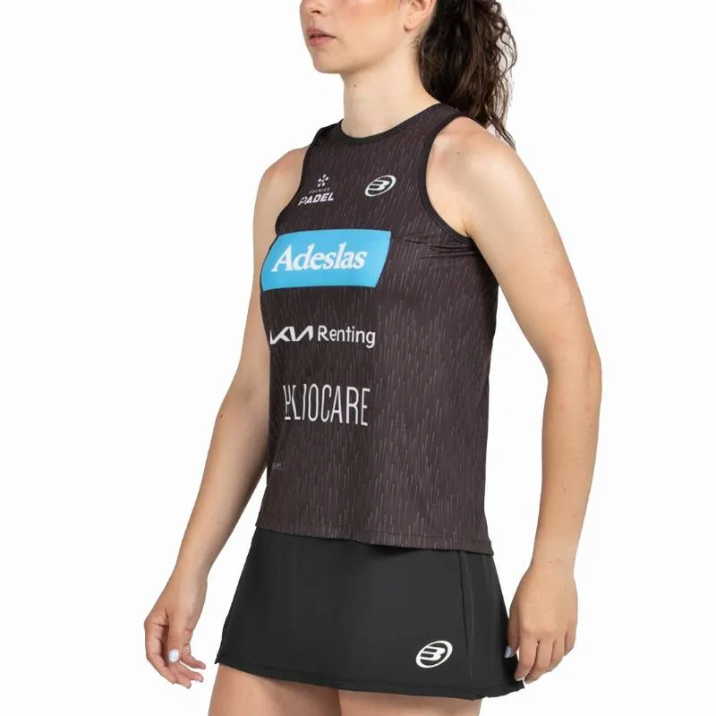 Bullpadel Gemma Triay Premier Padel Abure Schwarz T-Shirt