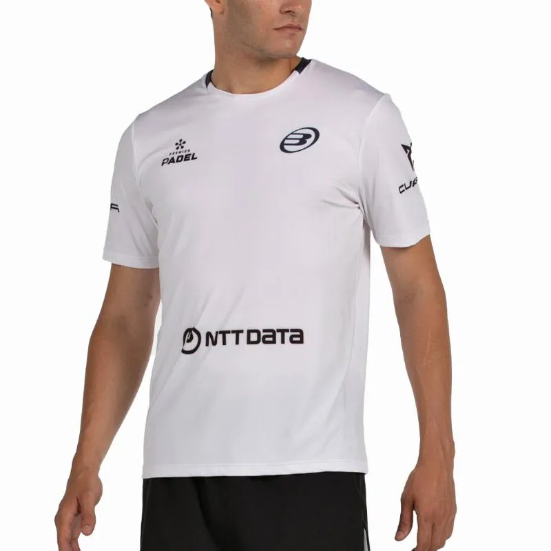 Bullpadel Juan Tello Premier Padel Lili Weiß T-Shirt