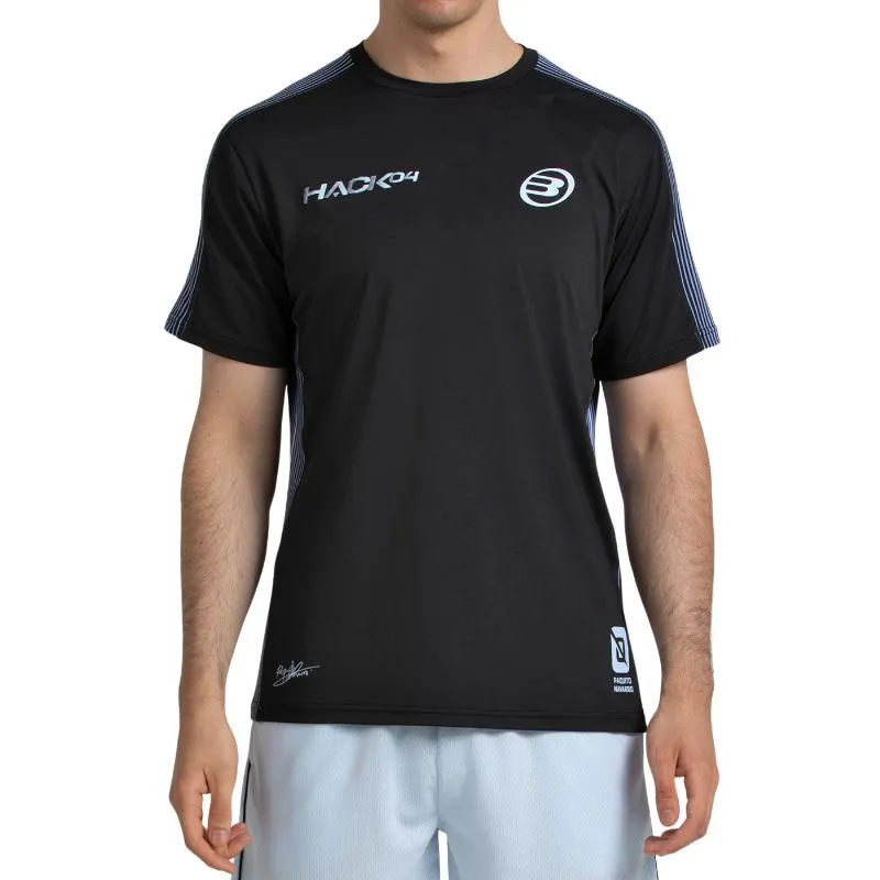 Camiseta Preta Bullpadel Paquito Navarro 26V