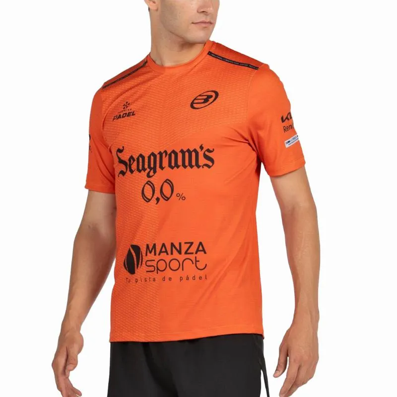 Bullpadel Paquito Navarro Premier Padel Mesia Sandplatz T-Shirt