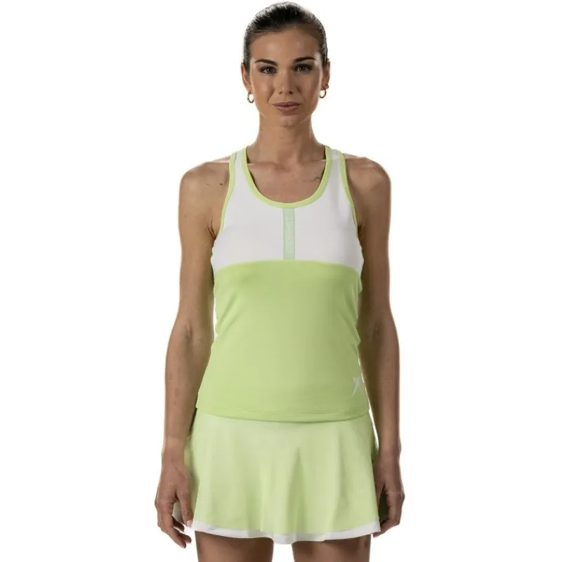 Camiseta Drop Shot Lys Verde Branco