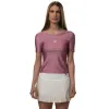 Drop Shot Radiant Pink Weiß T-Shirt