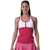 Drop Shot Sol Azalea Rosa Weiß T-Shirt