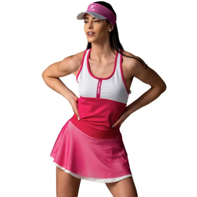 Drop Shot Sol Azalea Rosa Weiß T-Shirt