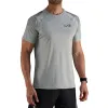 Endloses, temperamentvolles, sechskantiges graues T-Shirt