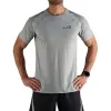Endloses, temperamentvolles, sechskantiges graues T-Shirt