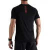 Camiseta Endloses, temperamentvolles Sechseck, Titan Negro