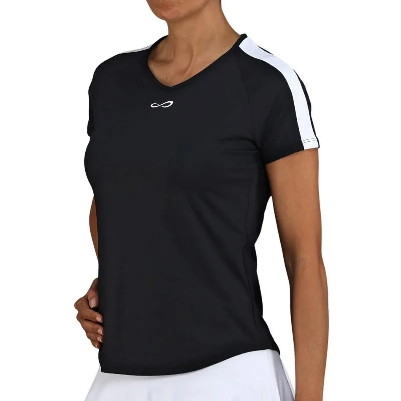 Endless Mesh II Schwarzes T-Shirt