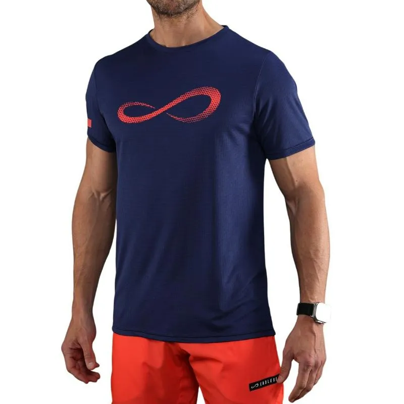 Endless Unlimited Diamond II Marineblaues T-Shirt
