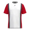 Head Club 25 Tech Junior T-Shirt weiß rot