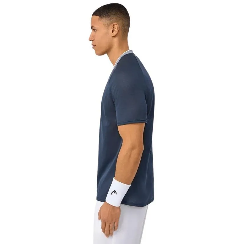 Head Performance Marineblaues T-Shirt
