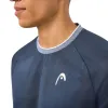 Head Performance Marineblaues T-Shirt