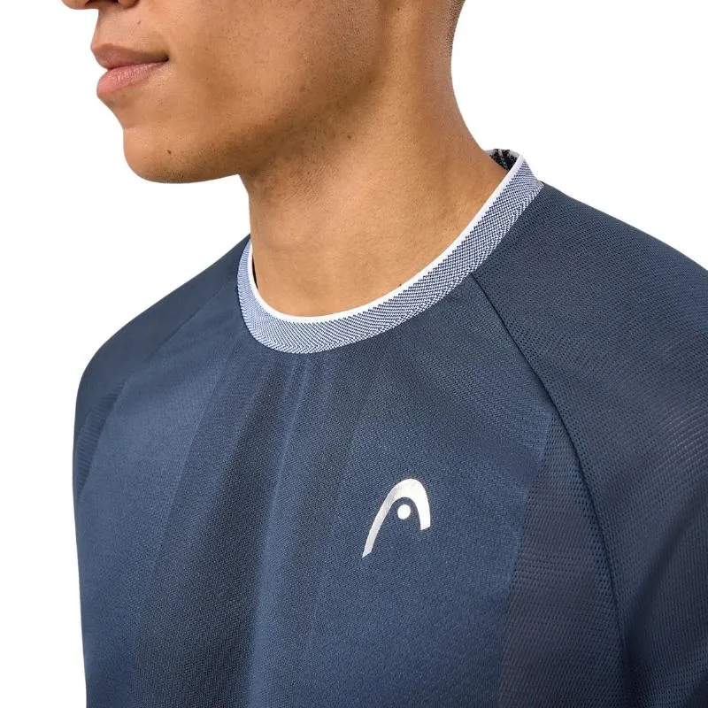 Head Performance Marineblaues T-Shirt