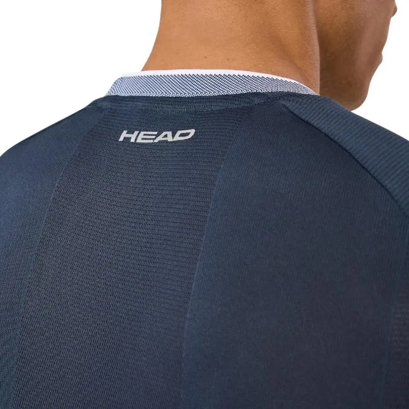 Head Performance Marineblaues T-Shirt
