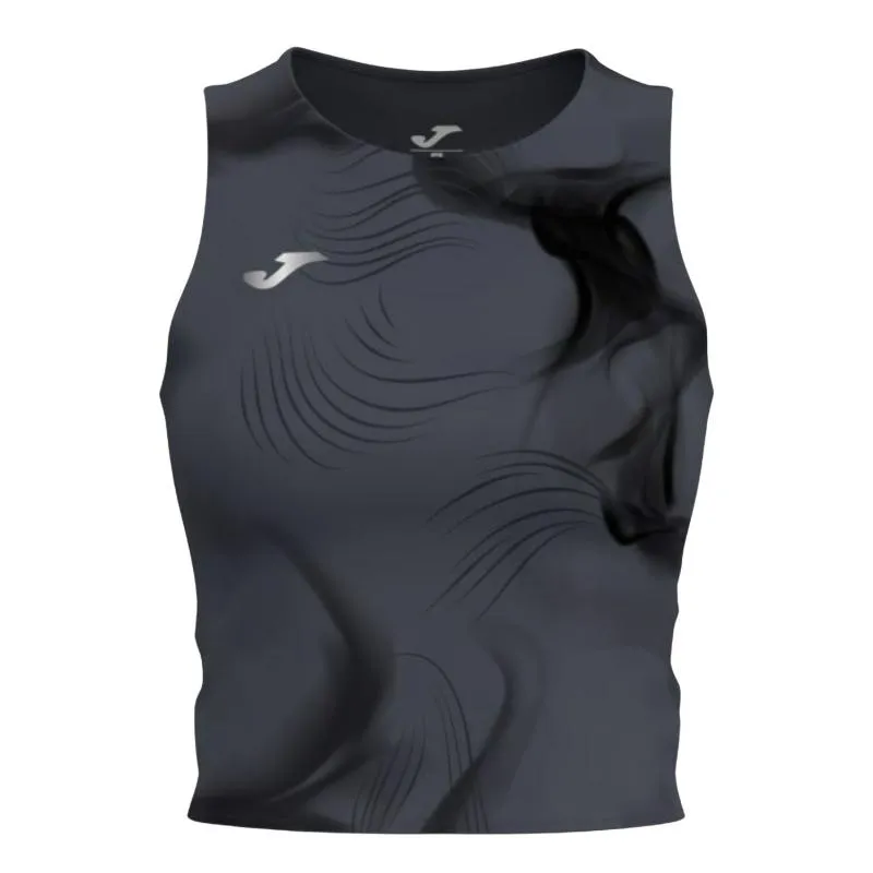 Camiseta Preta Preta Sem Mangas Joma R Night