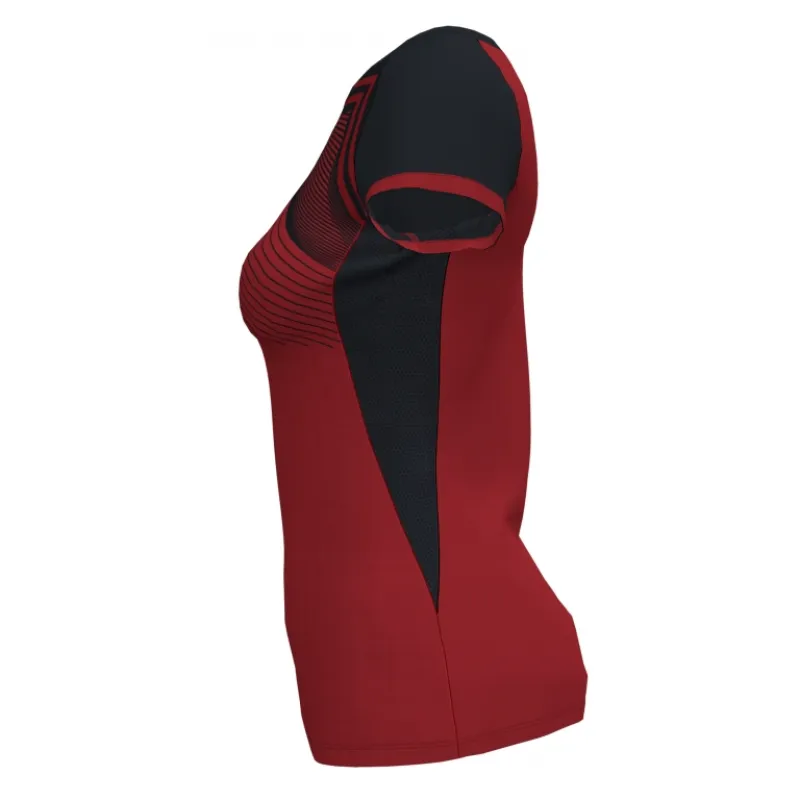 T-Shirt Joma Supernova II Rot Schwarz Frau