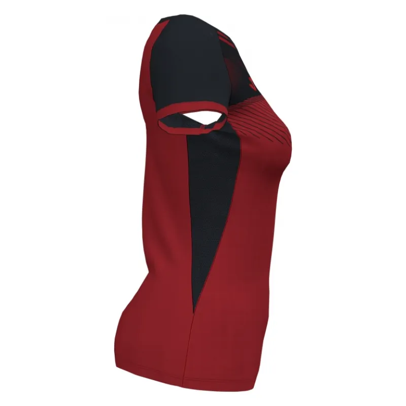 T-Shirt Joma Supernova II Rot Schwarz Frau