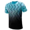 Kswiss Hypercourt Print Crew Blaues T-Shirt