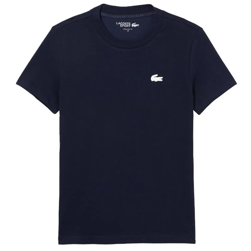 Camiseta Feminina Lacoste Sport Azul Marinho