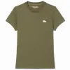 Lacoste Sport T-Shirt in Grün Khaki für Damen