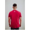 Essência da camiseta louca Borgonha Branca