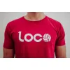 Essência da camiseta louca Borgonha Branca