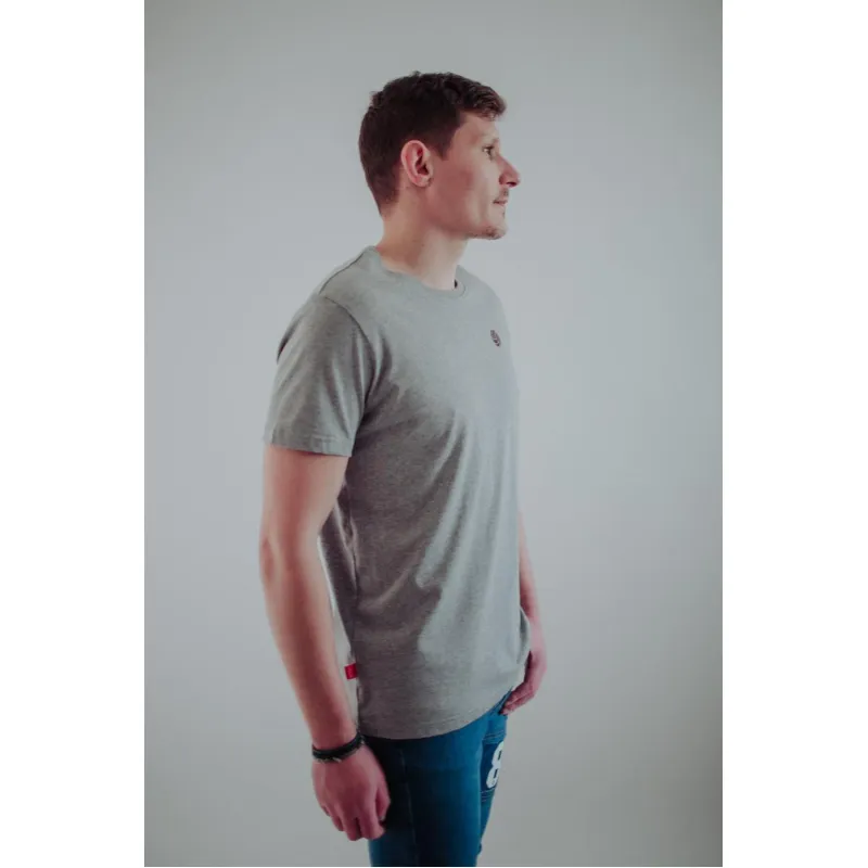 Loco Originale Grau Burgund T-Shirt
