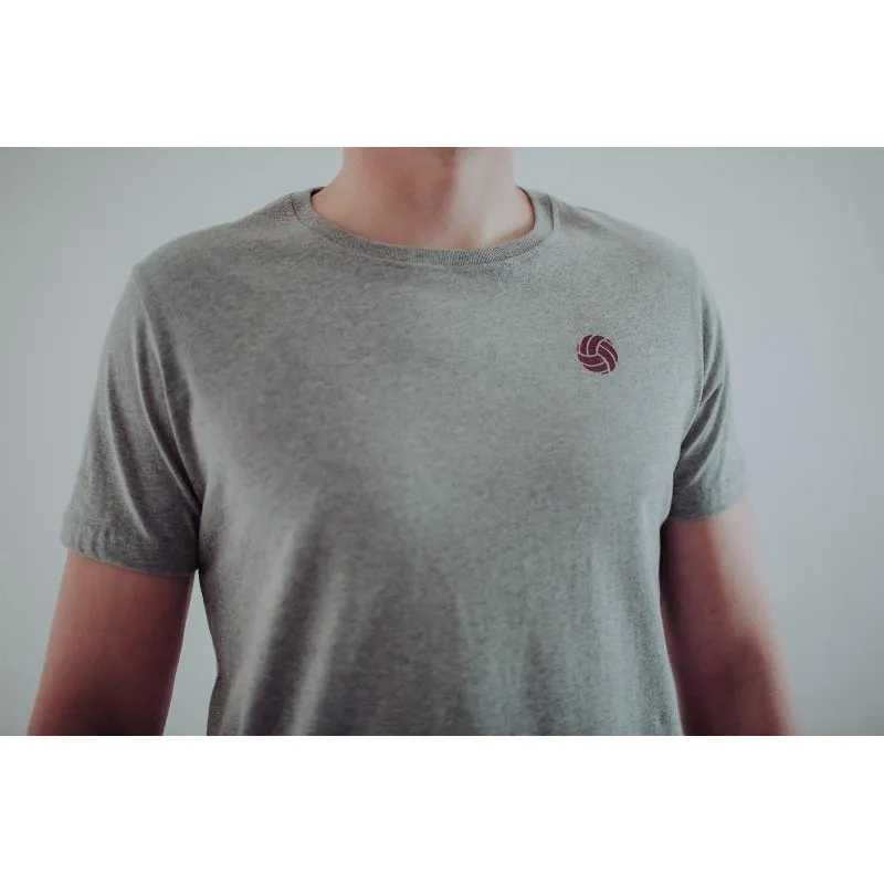 Loco Originale Grau Burgund T-Shirt