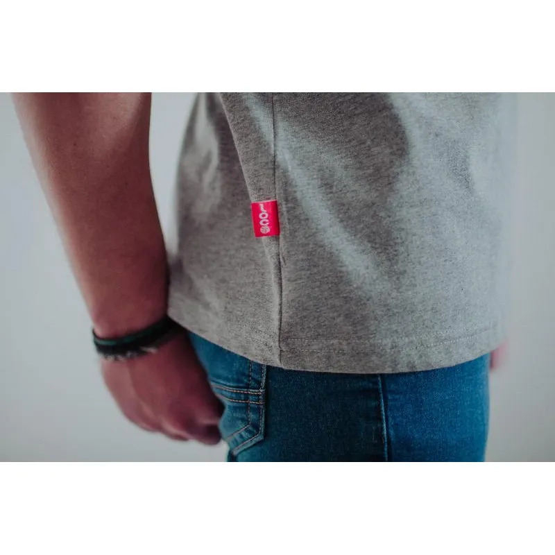 Loco Originale Grau Burgund T-Shirt