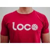 Essência da camiseta louca Borgonha Branca