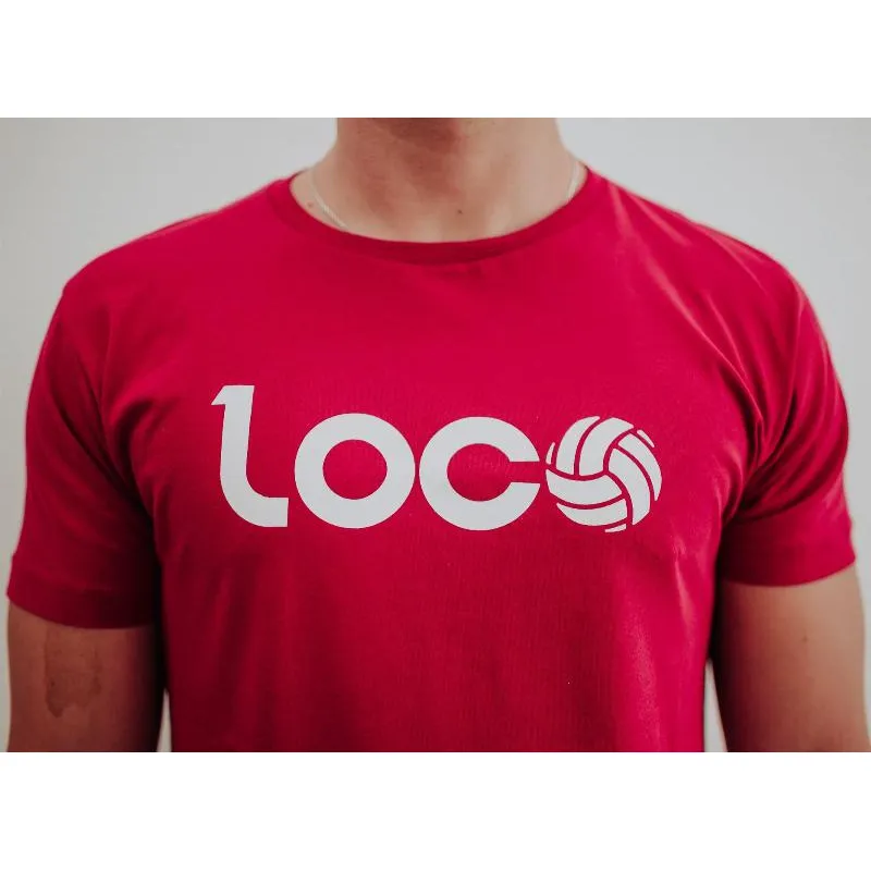 Essência da camiseta louca Borgonha Branca