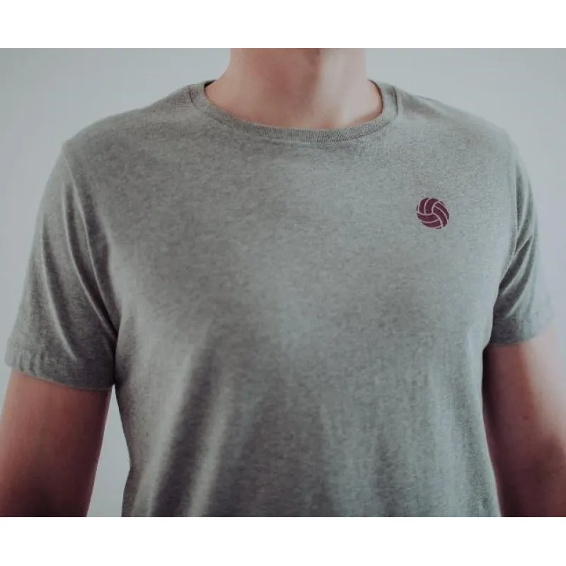 Loco Originale Grau Burgund T-Shirt