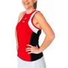 Lok A1 Padel Elch Weiß Schwarz Damen T-Shirt