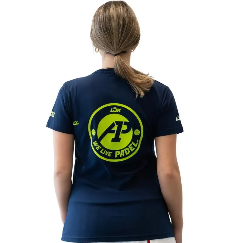Lok A1 Padel Glacier Marineblau Damen T-Shirt