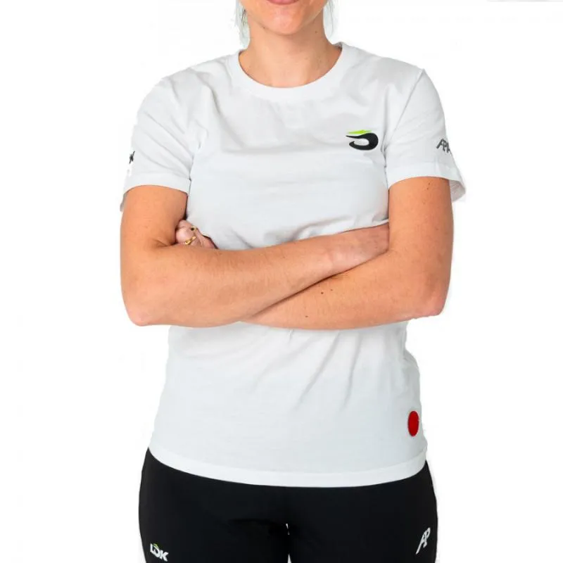 Lok A1 Padel Glacier Damen T-Shirt Weiß