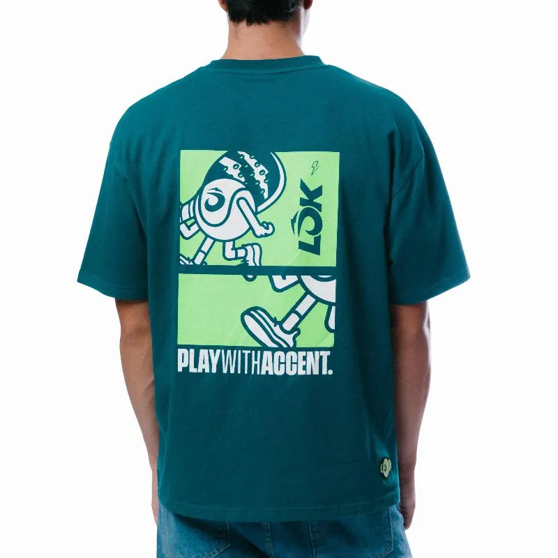 Lok Ullu grünes T-Shirt