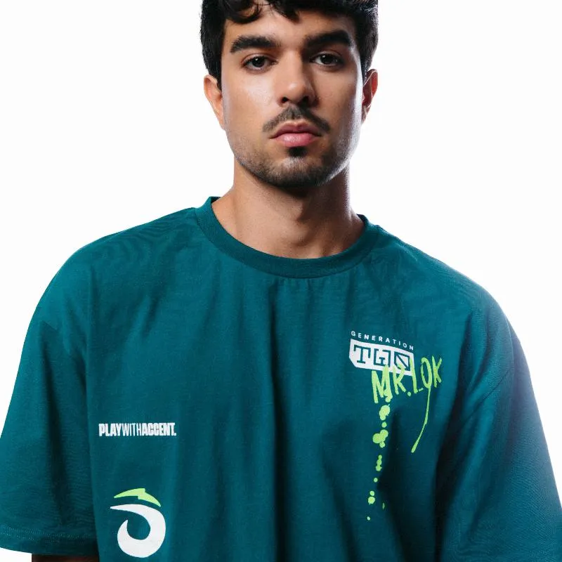 Lok Ullu grünes T-Shirt