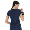 T-Shirt Lotto Superfast V Denim Dunkelgelbe Saure Damen