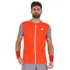 T-Shirt Lotto Top IV Rot Mohngrau Silber