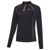 JHayber Alpina Langarm-T-Shirt Schwarz Damen