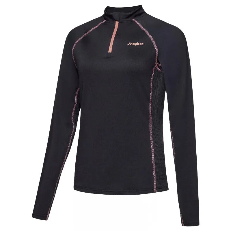 Camiseta Manga Larga JHayber Alpina Negro Mujer