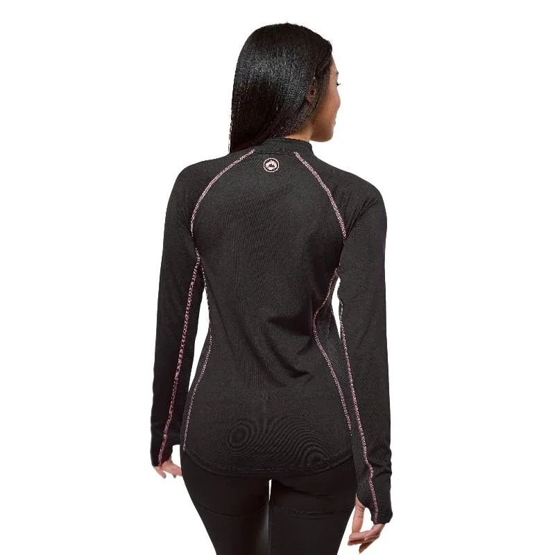 JHayber Alpina Langarm-T-Shirt Schwarz Damen
