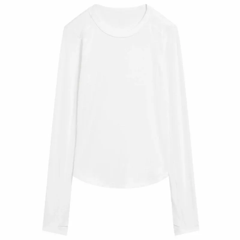 Wilson All Day Weißes Damen Langarm-T-Shirt
