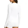 Wilson All Day Weißes Damen Langarm-T-Shirt