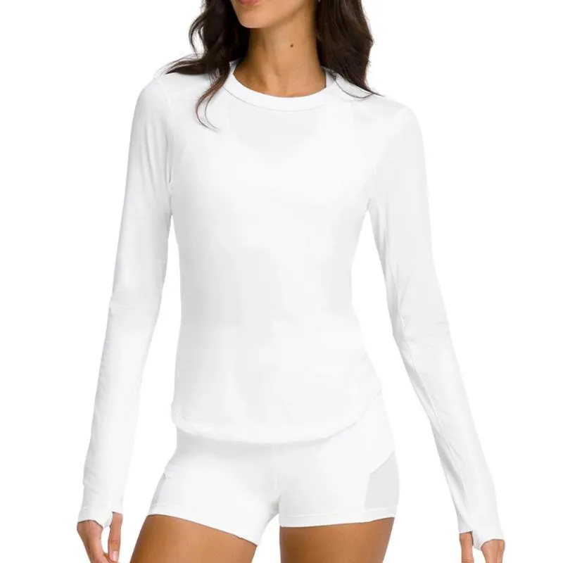 Wilson All Day Weißes Damen Langarm-T-Shirt